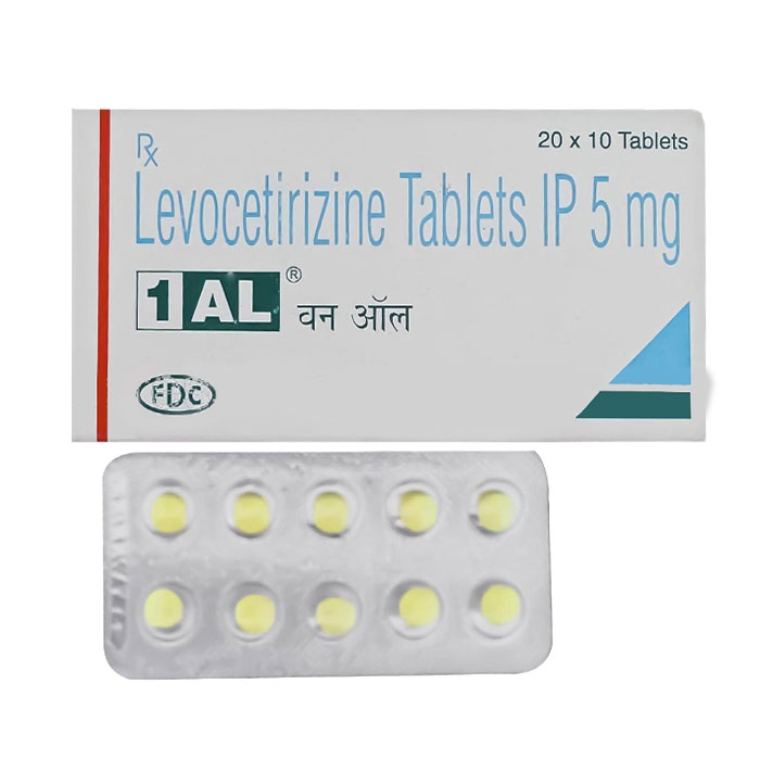 Thuốc 1 AL Levocetirizine 5mg, Hộp 20 viên