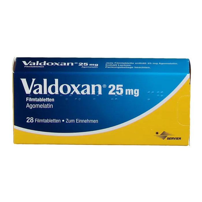 Thuốc trị trầm cảm Servier Valdoxan 25mg 28 viên