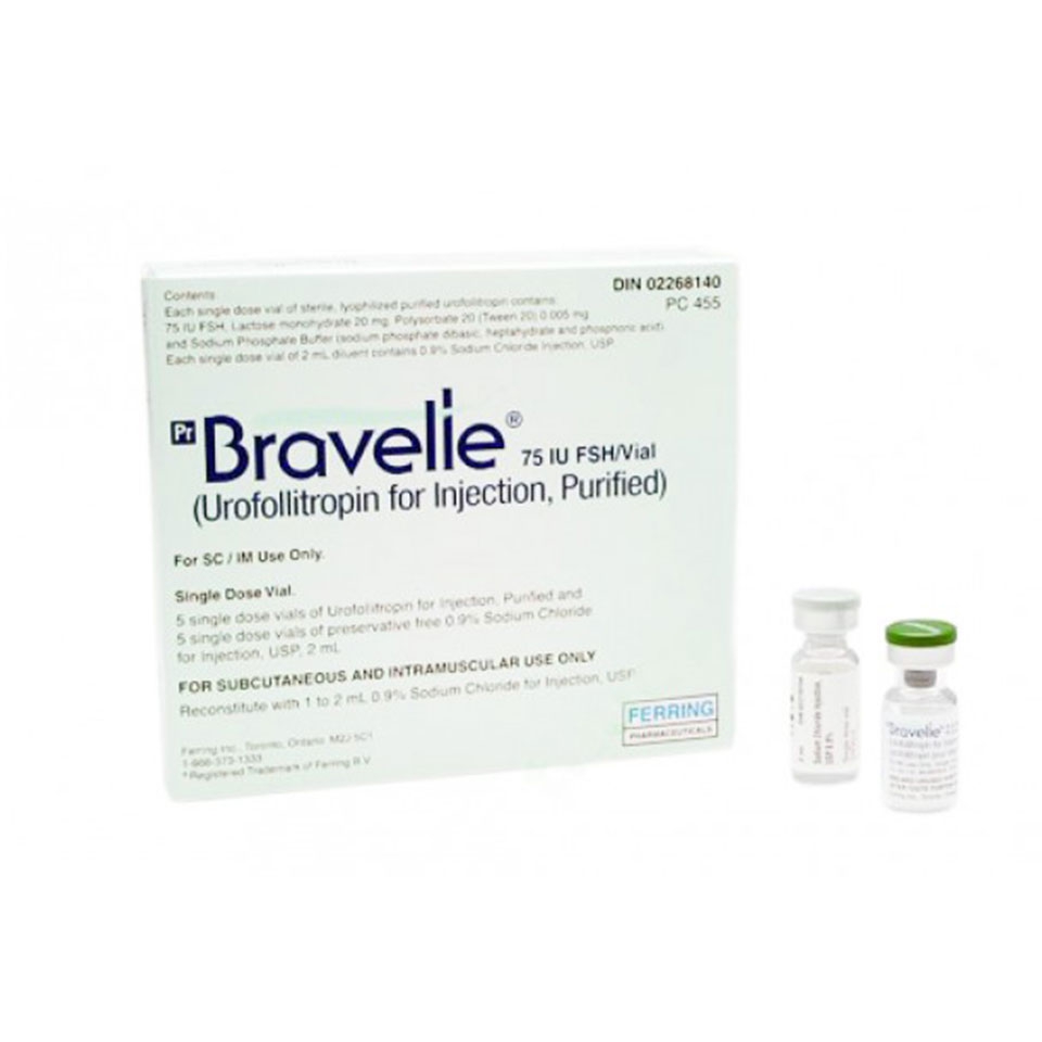 Thuốc điều trị vô sinh Bravelle 75IU FSH/VIAL