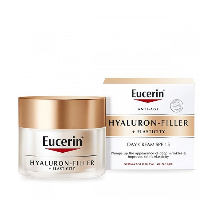 Kem chống lão hóa đêm Eucerin Hyaluron Filler + Elasticity Day Cream SPF 15 50ml