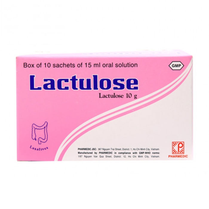 Pharmedic Lactulose 10g, Hộp 10 gói 15ml