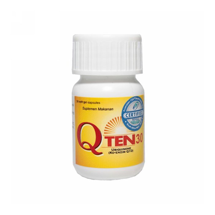 Viên uống bổ sung Coenzyme Q10 Q-Ten 30, 30 viên