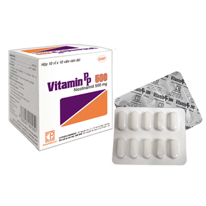 Pharmedic Vitamin PP 500mg, Hộp 100 viên