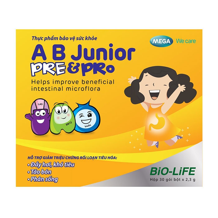 A.B Junior Pre & Pro Mega 30 gói x 2.3g