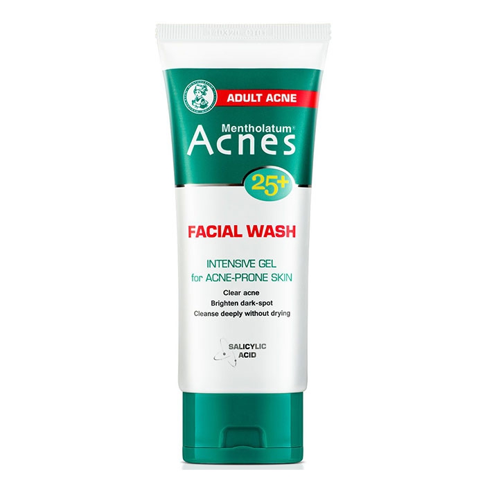 Gel rửa mặt ngừa mụn Acnes 25+ Facial Wash, Tuýt 100g