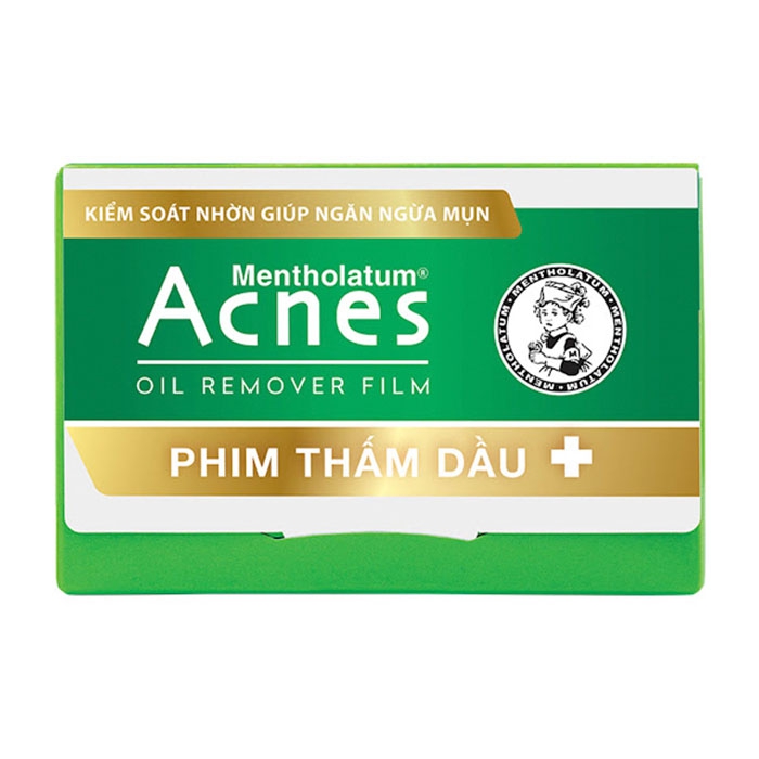 Acnes Oil Remover Film Rohto Mentholatum 50 tờ - Phim thấm dầu