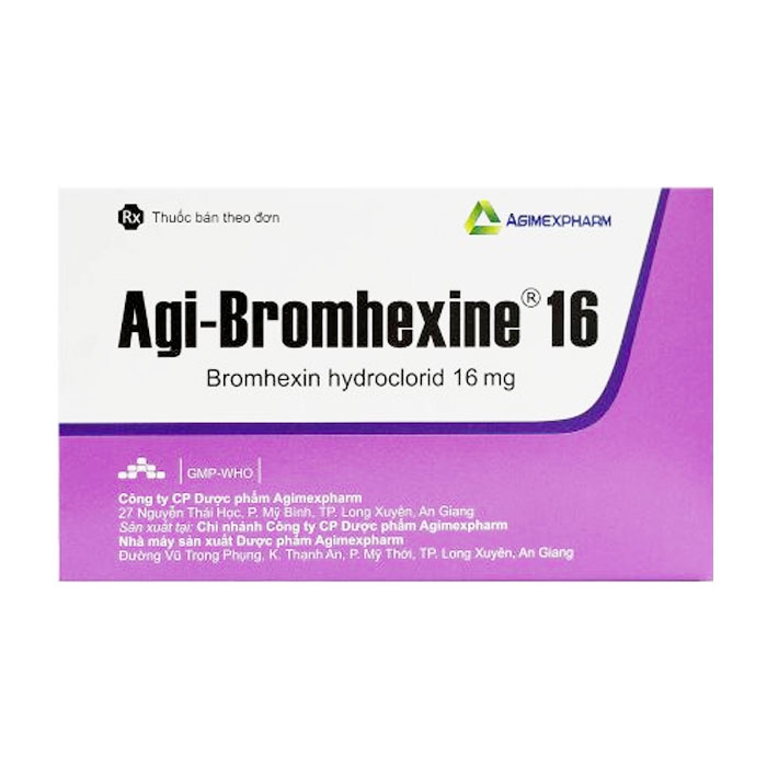 Agi-bromhexine 16 Agimexpharm (  Bromhexin hydroclorid 16mg )