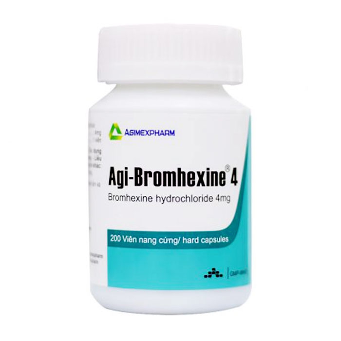 Agi-bromhexine 4 Agimexpharm 200 viên