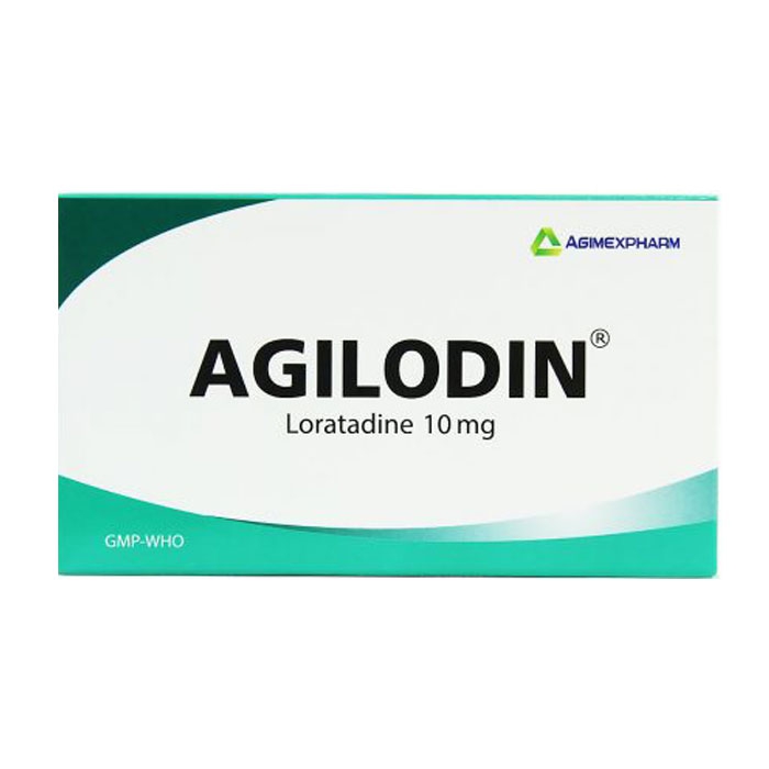Agilodin 10 Agimexpharm 10 vỉ x 10 viên