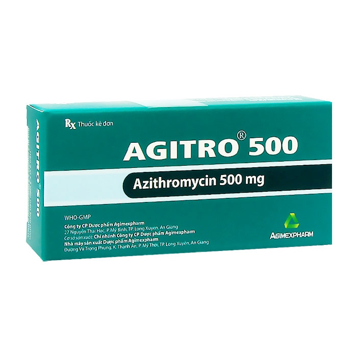 Agitro 500 Agimexpharm 2 vỉ x 3 viên