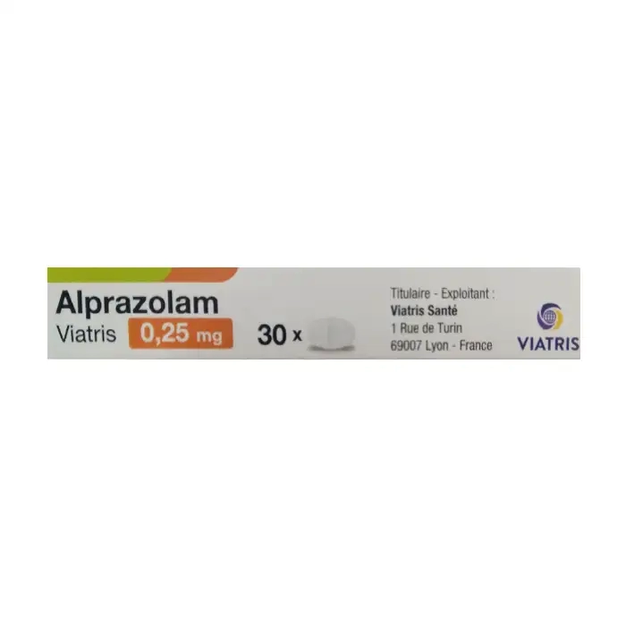 Alprazolam Viatris 0,25mg, 3 vỉ x 10 viên