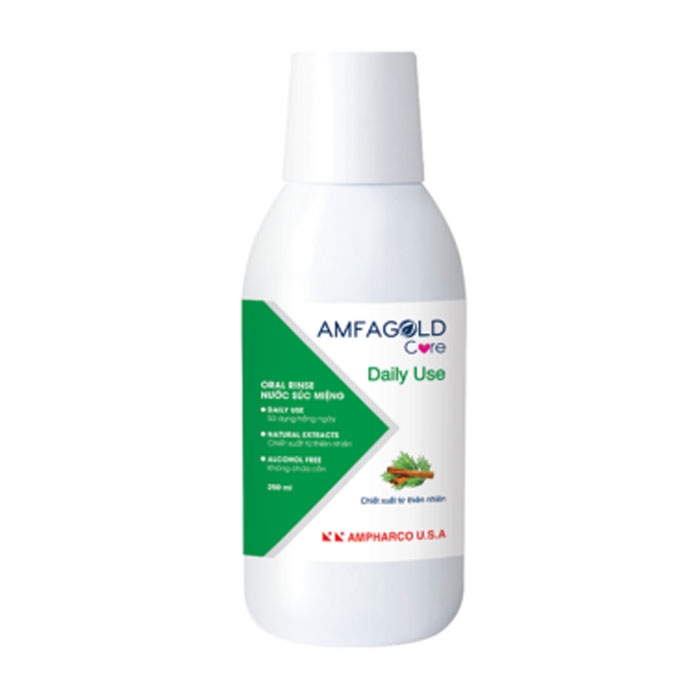 Amfagold Care Daily Use 250ml - Nước súc miệng hằng ngày