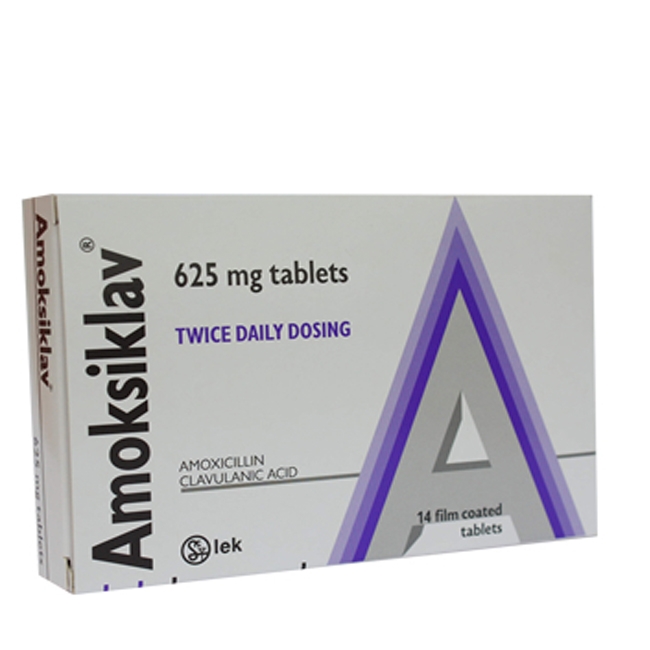 Amoksiklav 625mg 14 Tablets