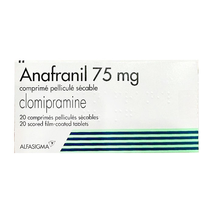 Anafranil 75mg Alfasigma 2 vỉ x 10 viên