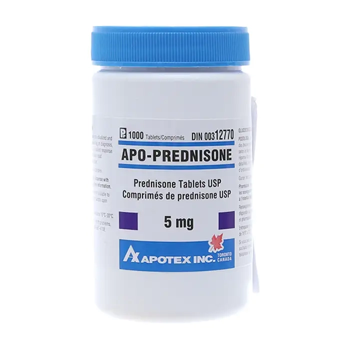 Apo-Prednisone 5mg Apotex 1000 viên - Thuốc kháng viêm