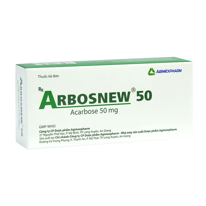 Arbosnew 50 Agimexpharm 3 vỉ x 10 viên