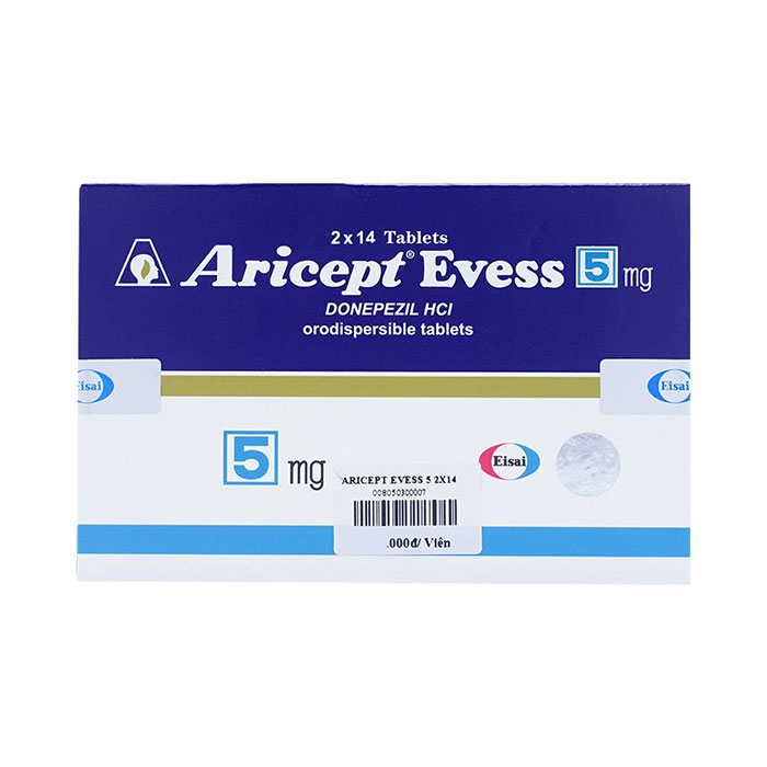 Thuốc Aricept Evess 5 mg, Hộp 28 viên