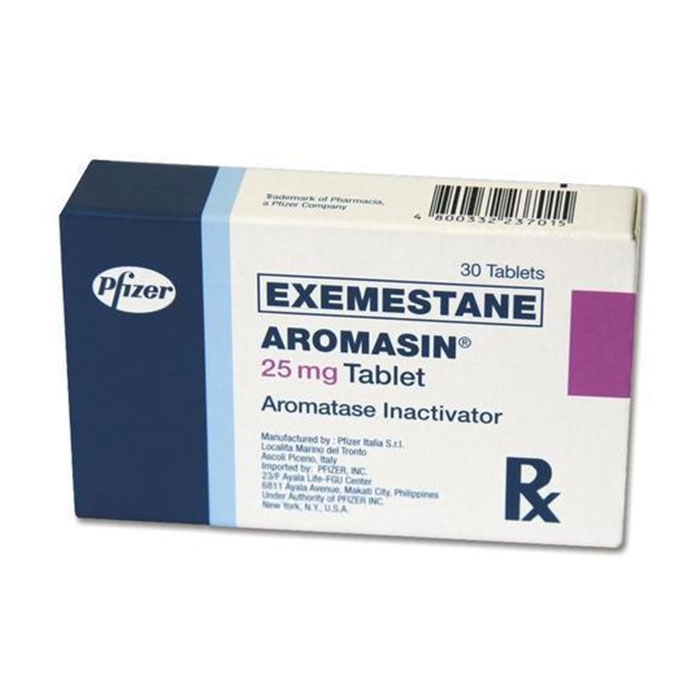 Thuốc Pfizer Aromasin 25mg, Hộp 30 viên
