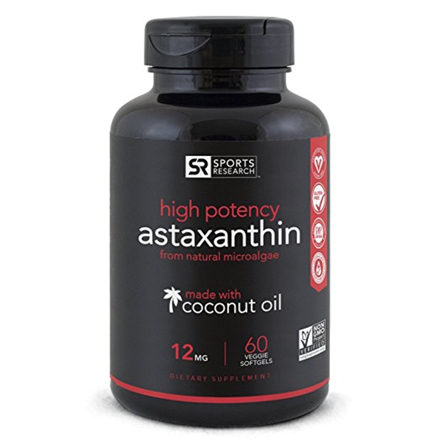 Viên uống ngừa ung thư High Potency Astaxanthin with Organic Coconut Oil