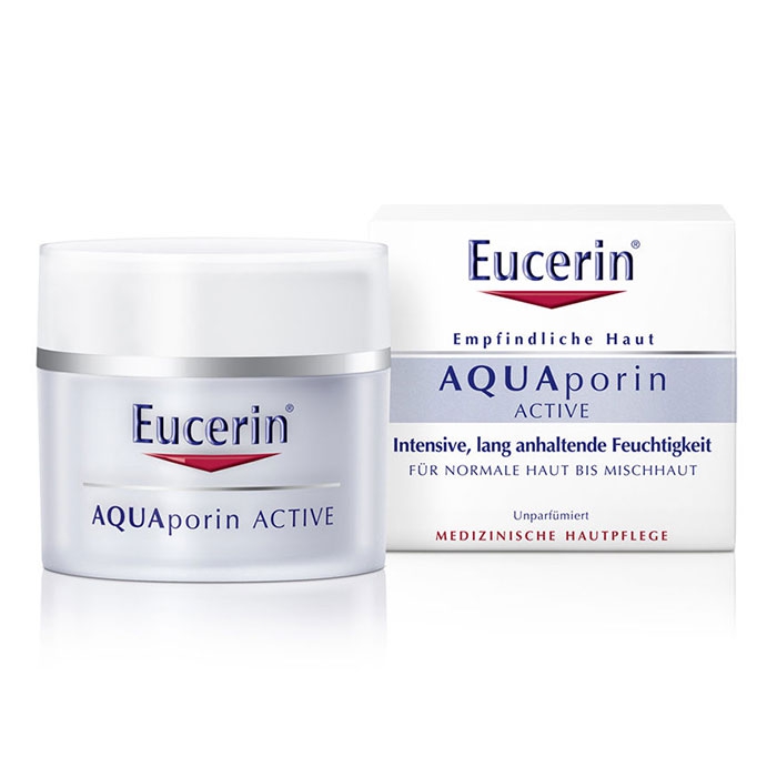 Kem dưỡng ẩm cho da thường, hỗn hợp mất nước Eucerin Aquaporin Active 50ml