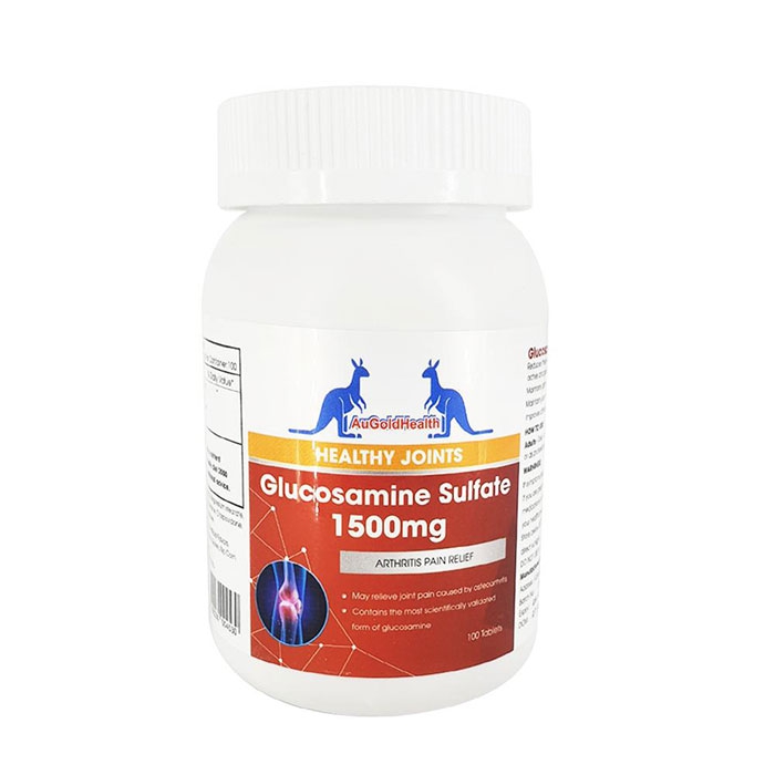 Tpbvsk AuGoldHealth Glucosamine Sulfate 1500mg, Hộp 100 viên