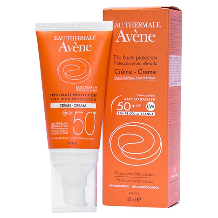 Kem chống nắng không mùi Avene Protection 50+ Fragrance Free 50ml