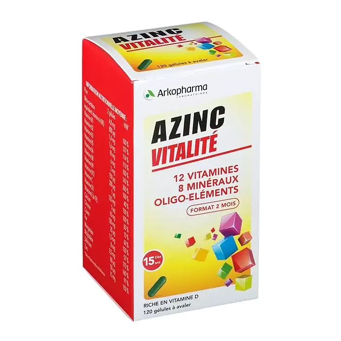 Azinc Vitalité Arkopharma - Viên bổ sung vitamin và khoáng chất
