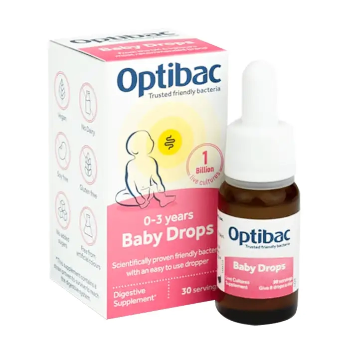 Baby Drops Optibac 10ml - Dung dịch nhỏ giọt cho trẻ (0 - 3 tuổi)
