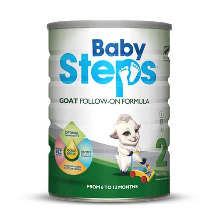 Babysteps Goat Follow On Formula dành cho bé từ 6-12 tháng tuổi