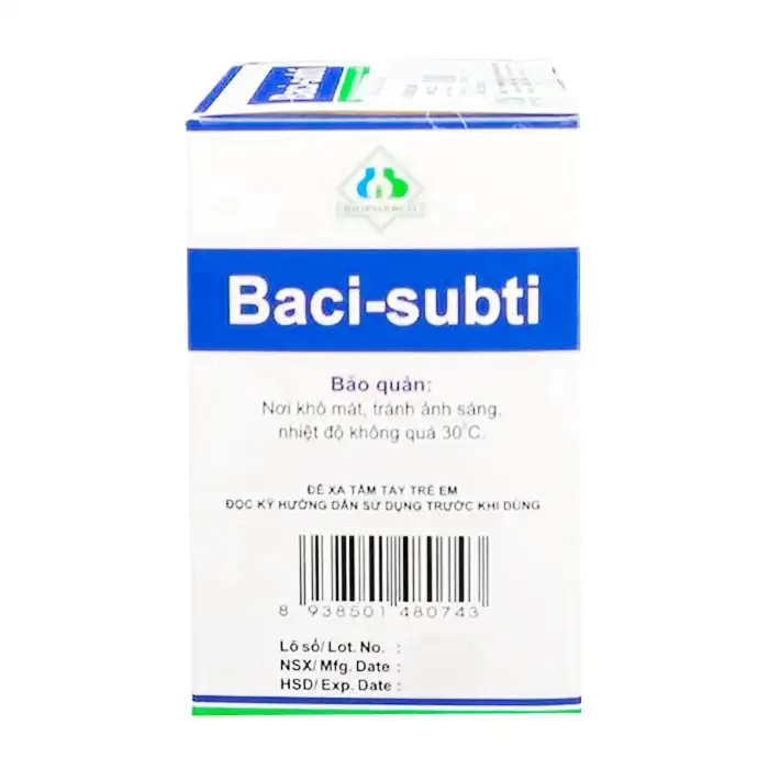 Baci-Subti Biopharco 6 vỉ x 10 viên - Điều trị rối loạn tiêu hoá