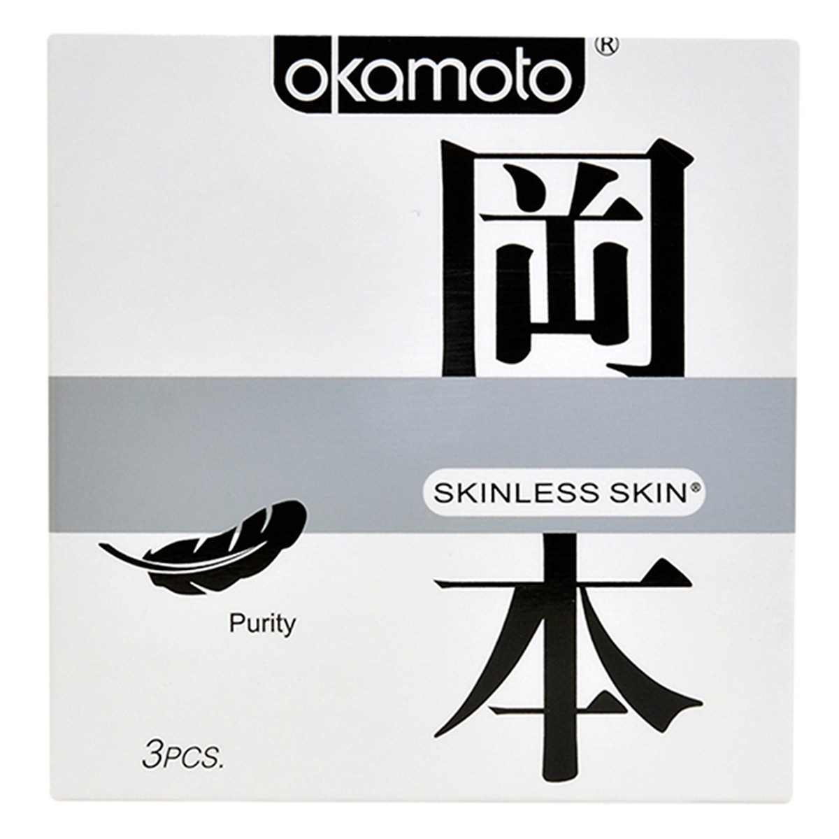 Bao Cao Su Okamoto Skinless Skin Purity, Hộp 3 Cái