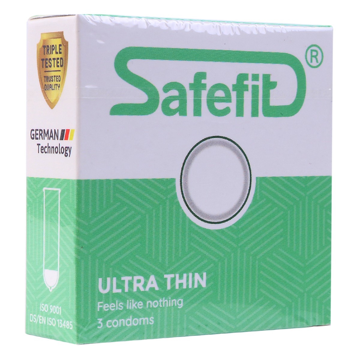 Bao Cao Su Safefit Ultra Thin - Hộp 3 Cái