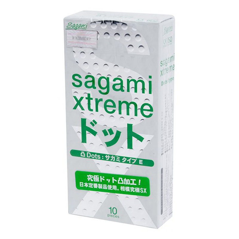 Bao Cao Su Sagami Xtreme Type E White Box - Hộp 10 Cái