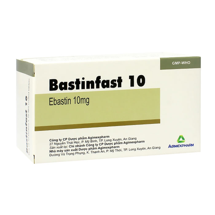 Bastinfast 10 Agimexpharm 10 vỉ x 10 viên