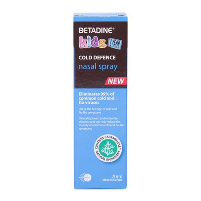 Thuốc xịt mũi Betadine Kids Cold Nasal Spray 20ml