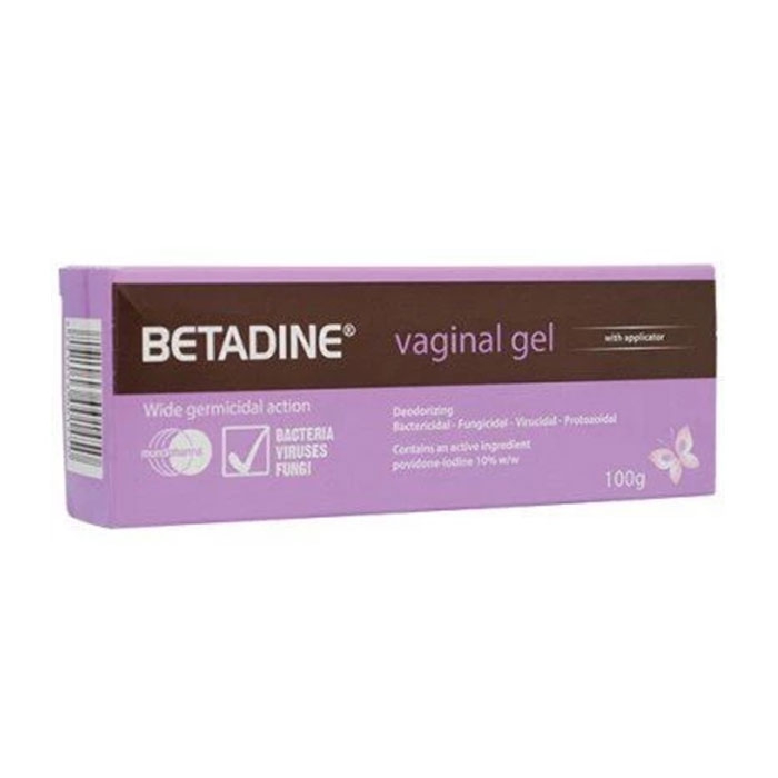 Gel sát trùng Betadine Vaginal Gel 10%, Hộp 100g