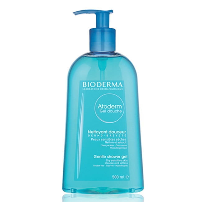 Gel tắm hàng ngày dành cho da khô và da nhạy cảm Bioderma Atoderm Gel Douche / Shower gel 500ml