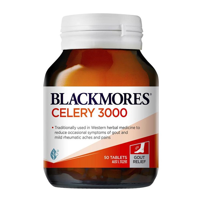 Blackmores Celery 3000 giúp phòng ngừa Gout 50 Viên