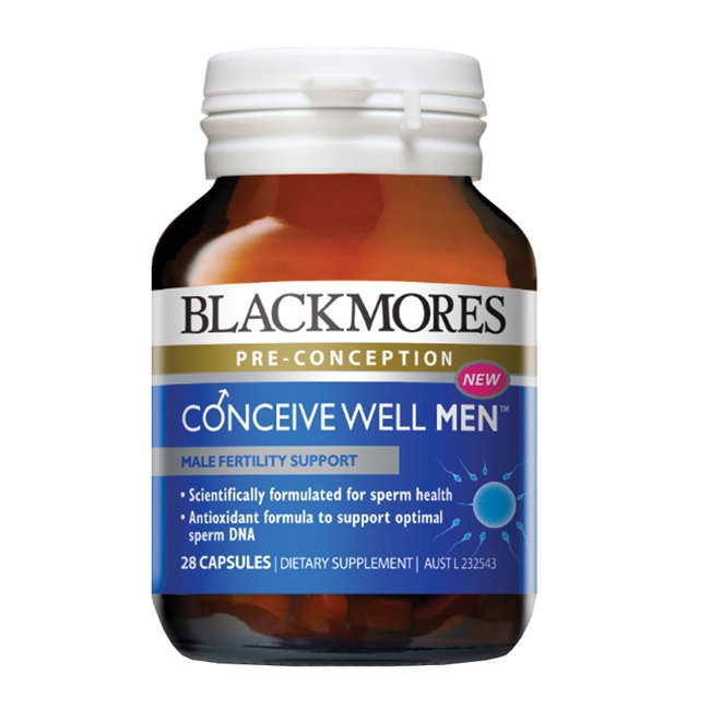 Blackmores Conceive Well Men  giúp tăng khả năng sinh sản cho nam giới