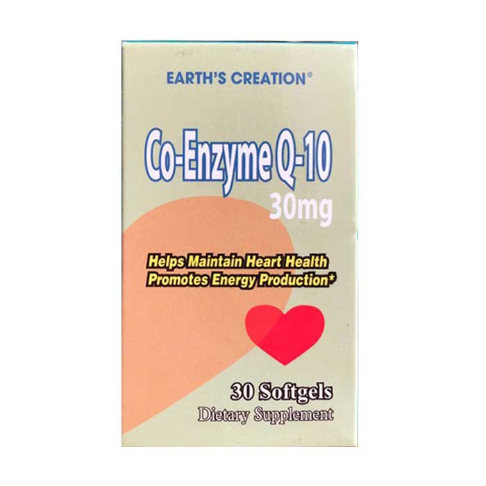 Bổ tim mạch Earth's Creation Co Enzyme Q10 30mg