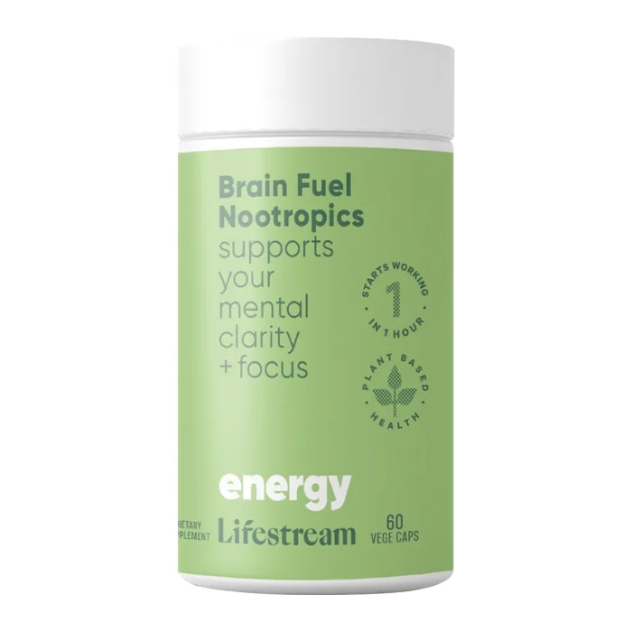 Brain Fuel Nootropics Lifestream 60 viên - Viên uống tăng cường tập trung, tỉnh táo và năng lượng
