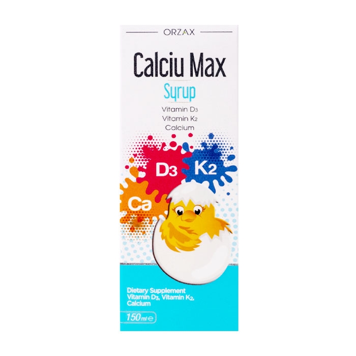 Calciu Max Syrup Orzax 150ml - Siro bổ xương cho trẻ