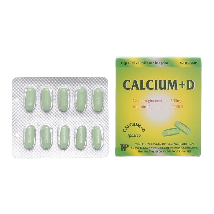 Calcium + D Tpharco 10 vỉ x 10 viên