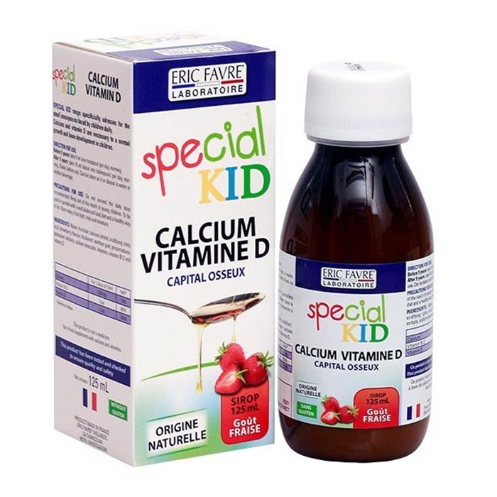 Calcium Vitamine D Special Kid 125ml - Siro tăng chiều cao, răng chắc khỏe