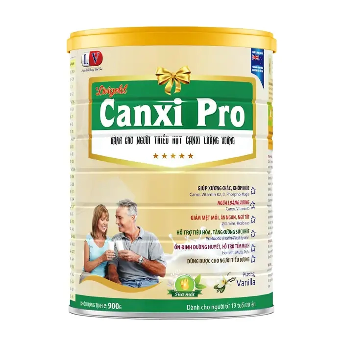 Canxi Pro Livigold 900g - Sữa dành cho người loãng xương