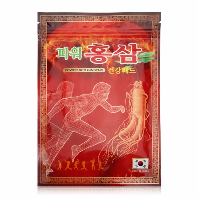 Cao dán hồng sâm Power Red Ginseng Hàn Quốc - Bịch 20 miếng