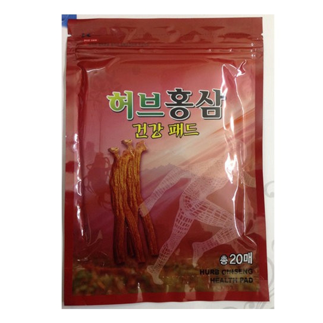 Cao dán hồng sâm Hàn Quốc Hurb Gingseng Health Pad