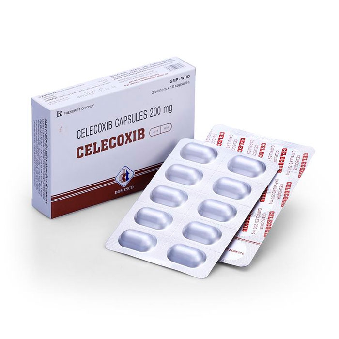 Thuốc kháng viêm Celecoxid 200mg 30 viên Domesco