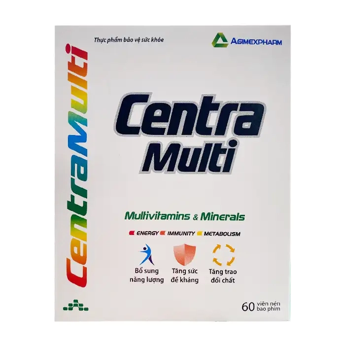 Centra Multi Agimexpharm 60 viên – Viên uống vitamin và khoáng chất