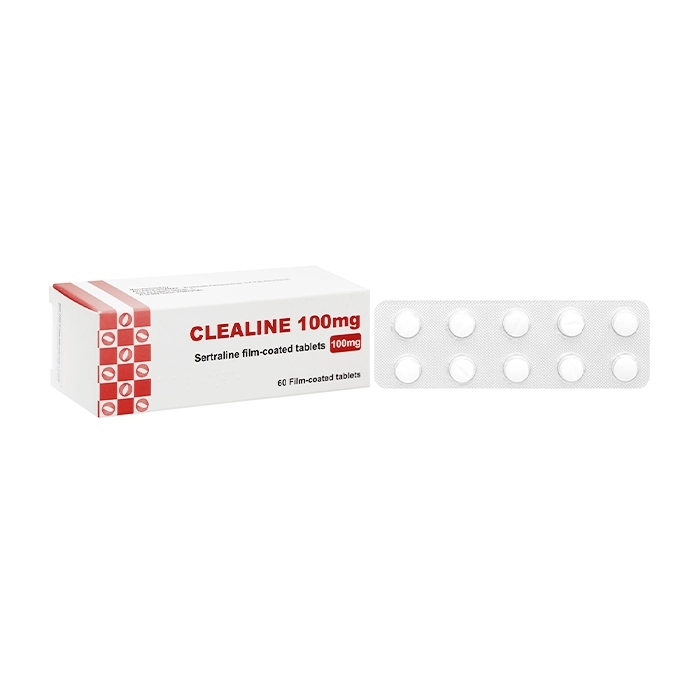 Clealine 100mg Atlantic 6 vỉ x 10 viên - Trị triệu chứng trầm cảm